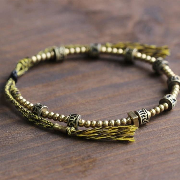 Bracelet Tibétain Om Mane Padme Um - Bracelet