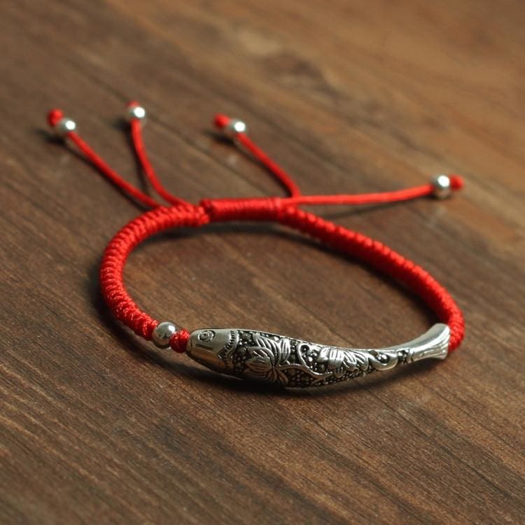 Bracelet Tibétain Poisson De La Fertilité - Bracelet