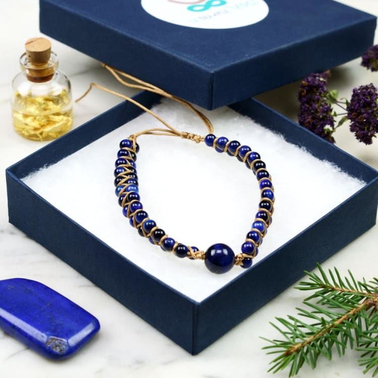 Bracelet tressé en Oeil de Faucon - Bracelet