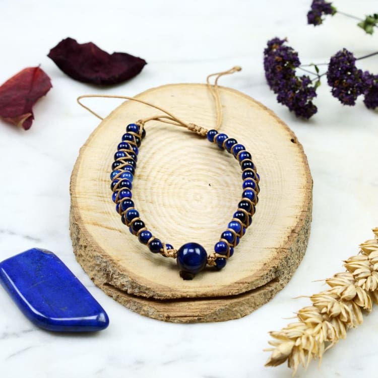 Bracelet tressé en Oeil de Faucon - Bracelet