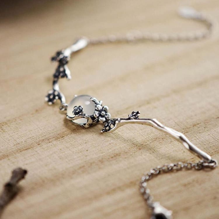 Bracelet vintage de la fleur de prunier