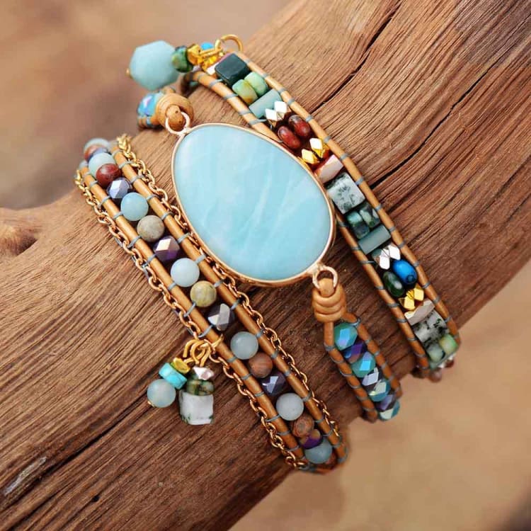 Bracelet Wrap Amazonite - Bracelet