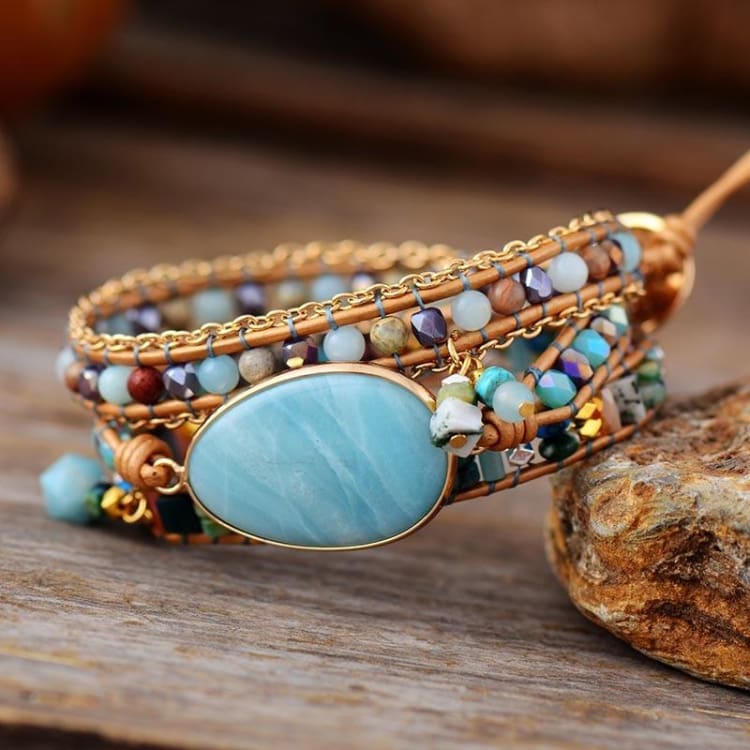 Bracelet Wrap Amazonite - Bracelet