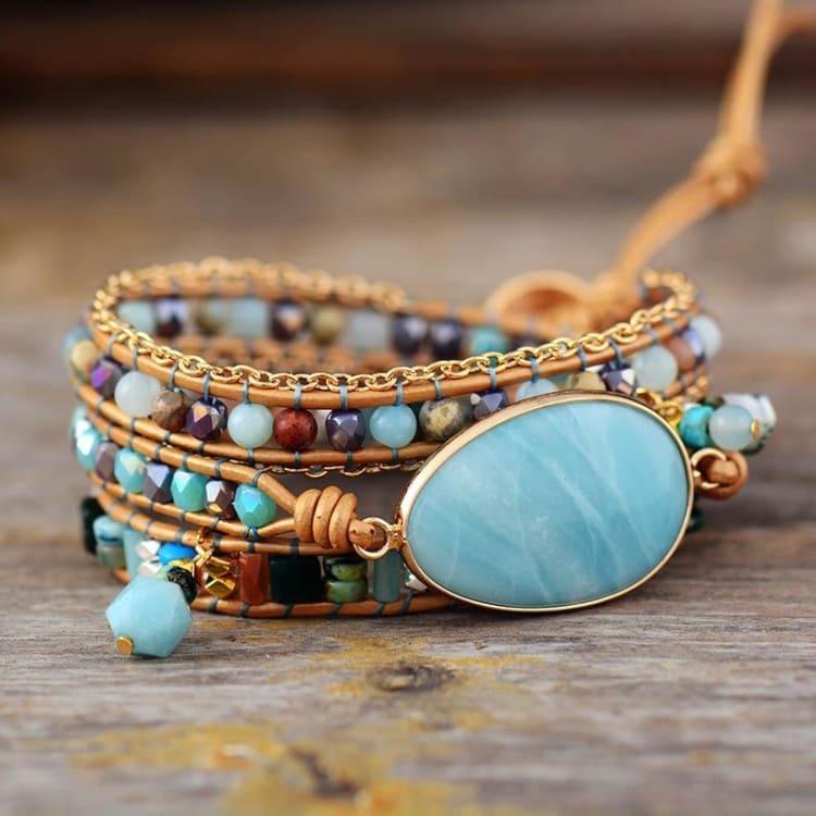 Bracelet Wrap Amazonite - Bracelet