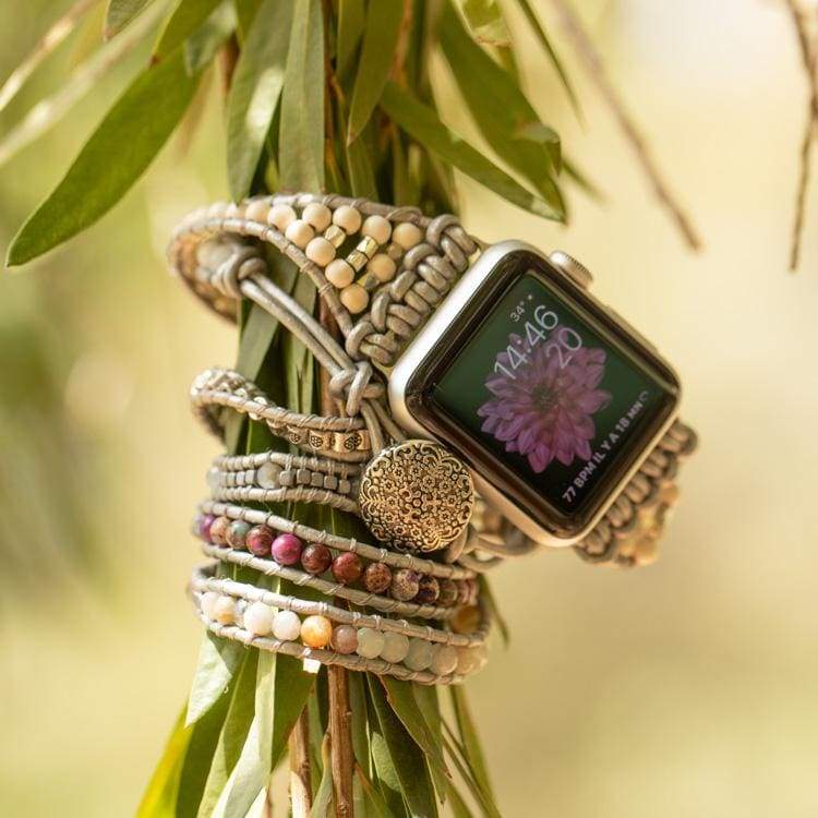 Bracelet Wrap Apple Watch Amazonite - Bracelet