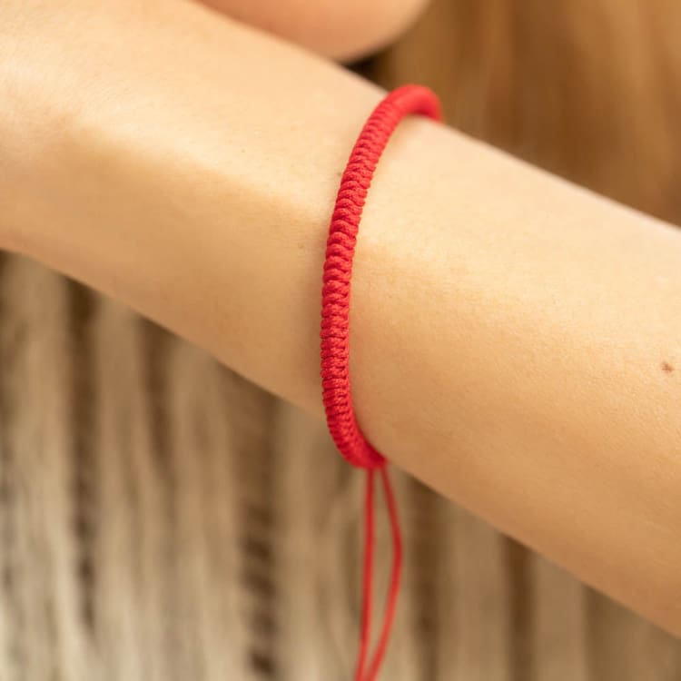 Bracelets de Chance Tibétain tressés main - Bracelet