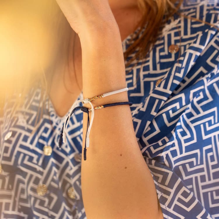 Bracelets de Chance tressés main de soutien au Tibet - Bracelet