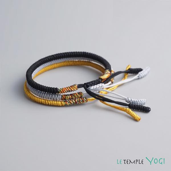 Bracelets De Chance Tressés Main De Soutien Au Tibet - Bracelet