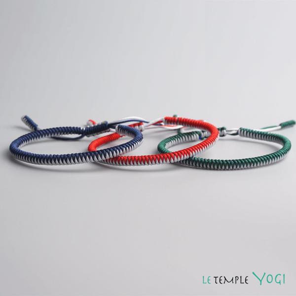 Bracelets De Chance Tressés Main De Soutien Au Tibet - Bracelet