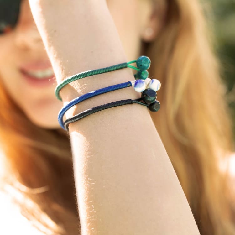 Bracelets de la Chance Tibétains - Faits Main - Bracelet