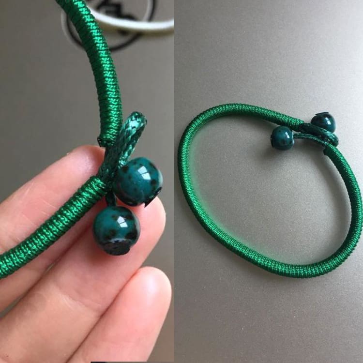 Bracelets De La Chance Tibétains - Faits Main - 18 Cm / Vert - Bracelet