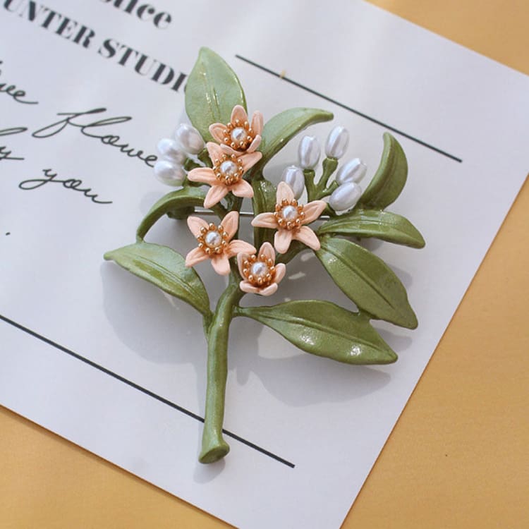 Broche fleur d’Edelweiss