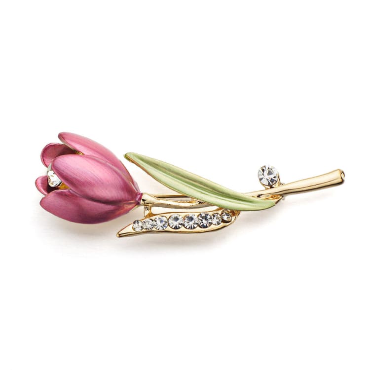 Broche Tulipe élégante