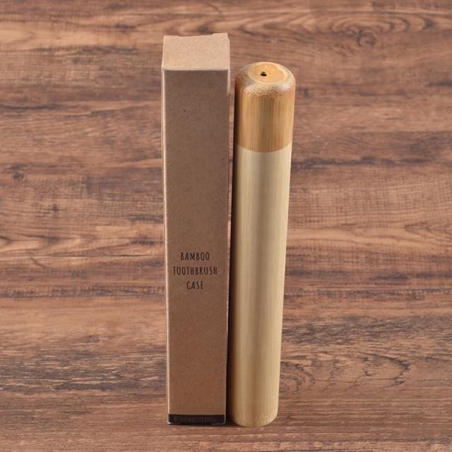 Brosses à dents en Bambou éco responsables - Etui en bambou