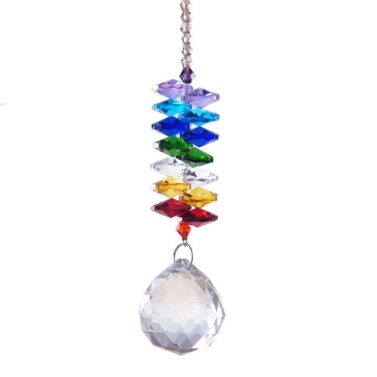 Capteur De Soleil 7 Chakras En Cristal - Decoration Image