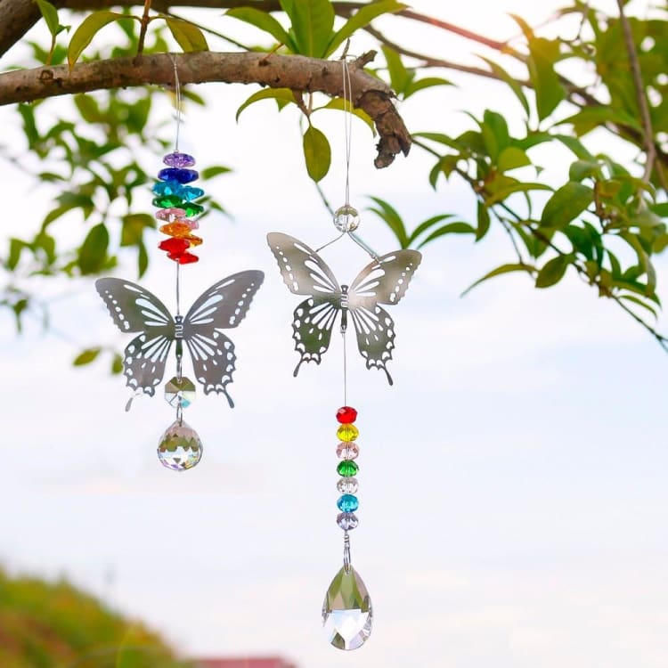 Capteur De Soleil Butterfly En Cristal - Decoration