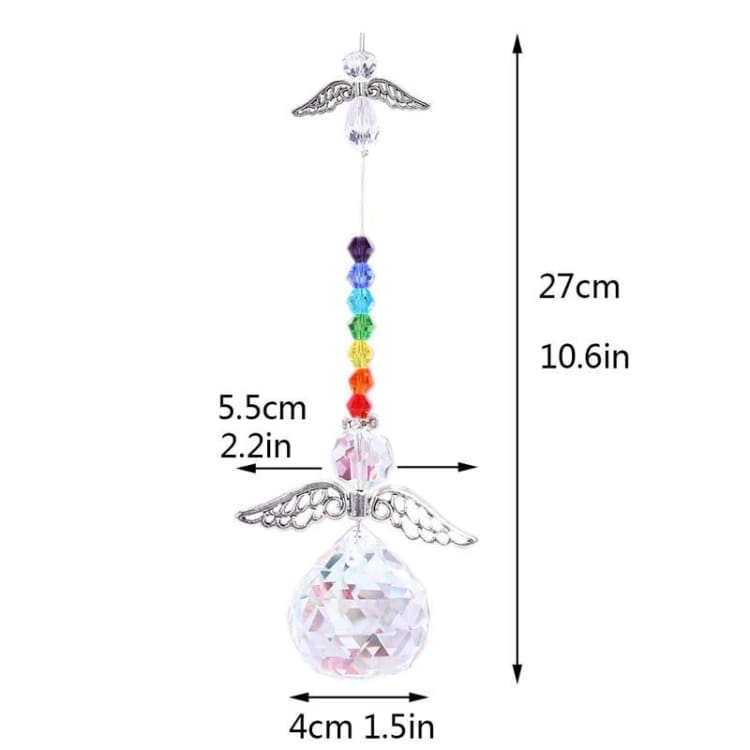 Capteur solaire 7 chakras Ange - decoration