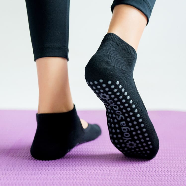 Chaussettes de Yoga anti-dérapant.