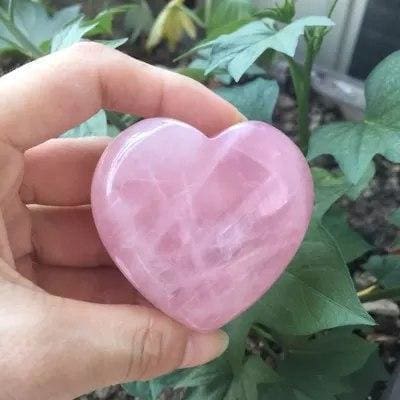 Coeur En Quartz Rose - Pierre Image