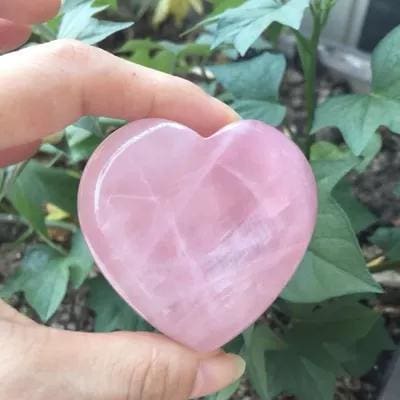 Coeur En Quartz Rose - Pierre