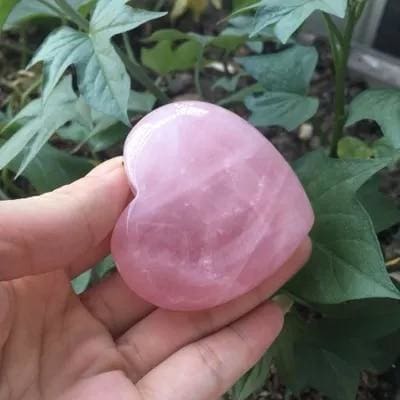 Coeur En Quartz Rose - Pierre