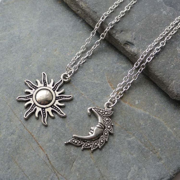 Collier astre lunaire et solaire - collier