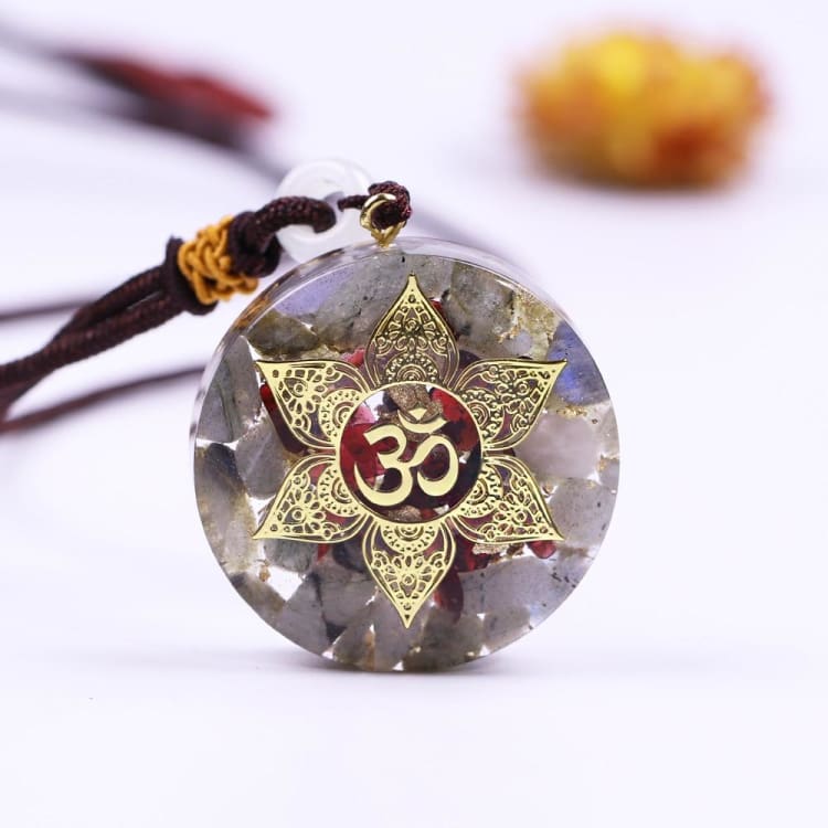 Collier Aura Protectrice en Labradorite - collier
