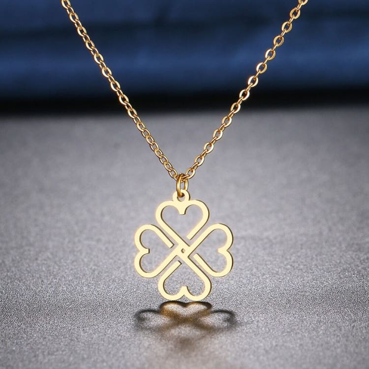 Collier ’Chance’ orné d’un trêfle à 4 Feuilles
