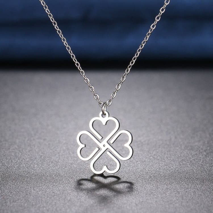 Collier ’Chance’ orné d’un trêfle à 4 Feuilles