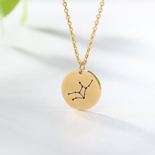 Collier Constellation du Zodiaque 3 Coloris - Vierge / Or Rosé - collier