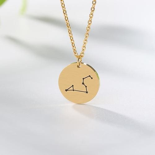 Collier Constellation du Zodiaque 3 Coloris - Lion / Argenté - collier
