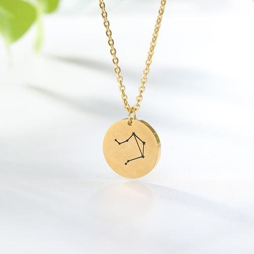 Collier Constellation du Zodiaque 3 Coloris - Balance / Or Rosé - collier