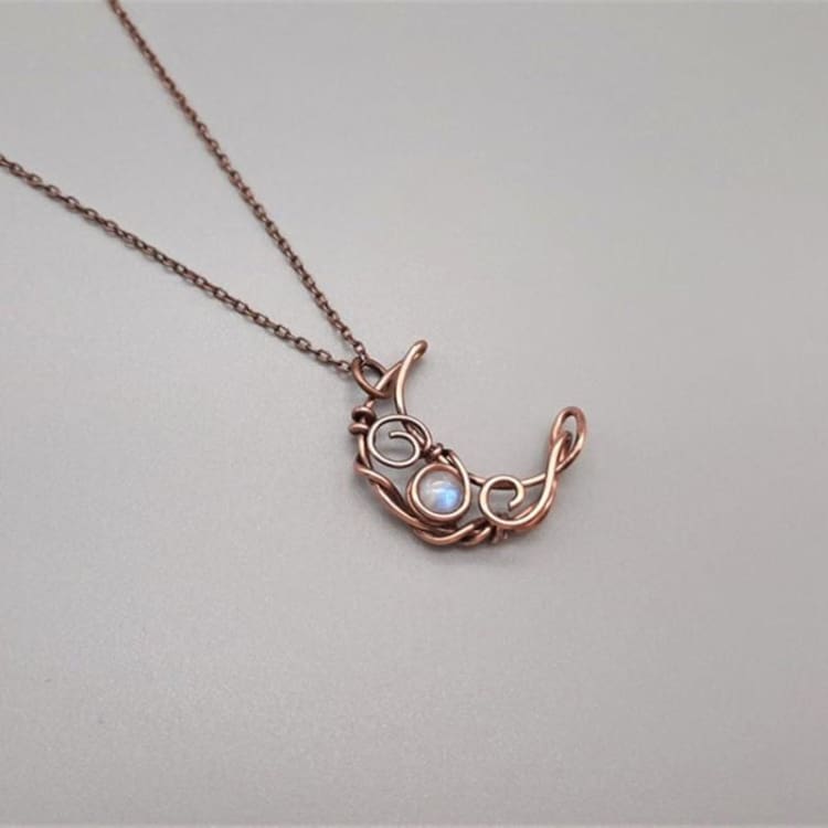 Collier Crystal de Pierre de Lune - collier