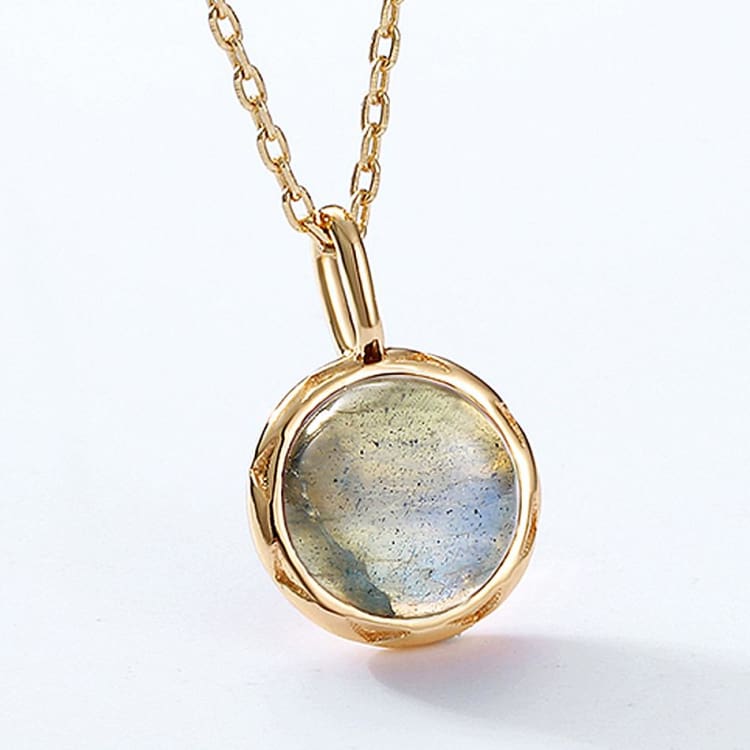 Collier de lAura en Labradorite - collier