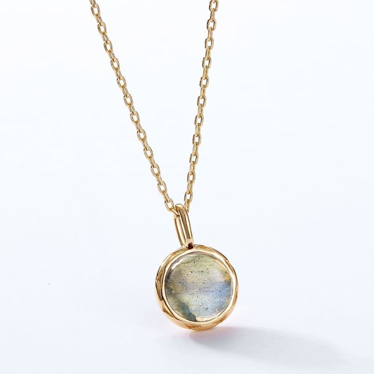 Collier de lAura en Labradorite - collier