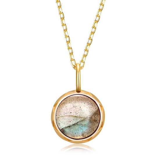 Collier de lAura en Labradorite - collier