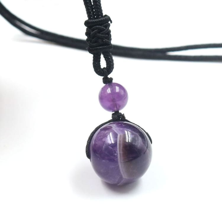 Collier de lEquilibre en Améthyste