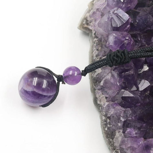 Collier de lEquilibre en Améthyste