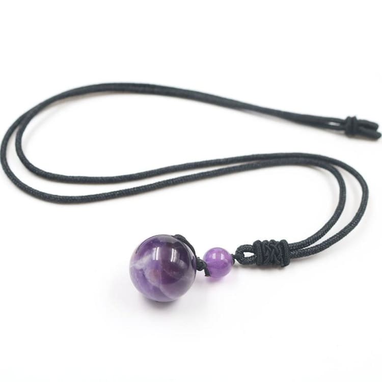 Collier de lEquilibre en Améthyste
