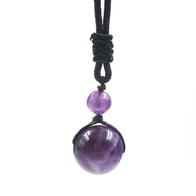 Collier de lEquilibre en Améthyste