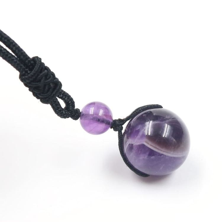 Collier de lEquilibre en Améthyste