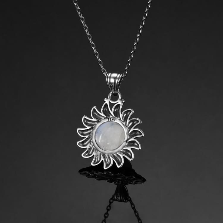 Collier des Astres en Pierre de Lune - collier