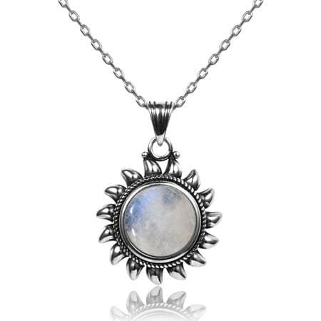 Collier des Astres en Pierre de Lune - collier