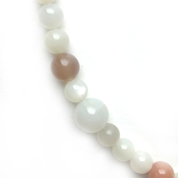 Collier en Pierre de Lune et Argent - Collier