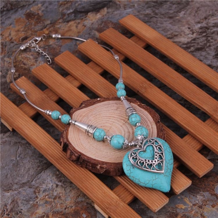 Collier en turquoise - ’ L’amour Turquoise ’