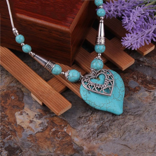 Collier en turquoise - ’ L’amour Turquoise ’