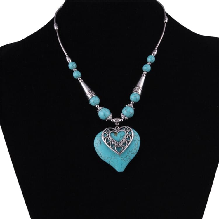 Collier en turquoise - ’ L’amour Turquoise ’