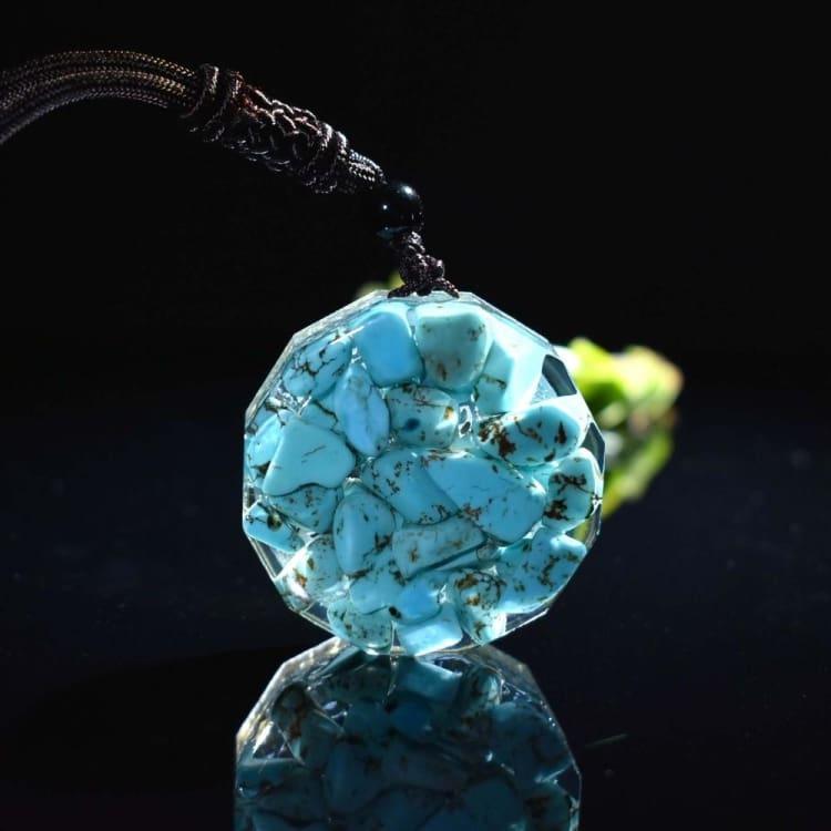 Collier Energie Arbre de Vie en Turquoise - collier