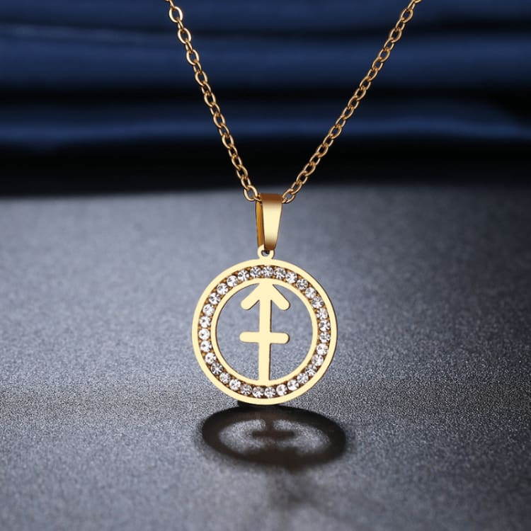 Collier Finesse du Zodiaque - Sagittaire / Doré - collier