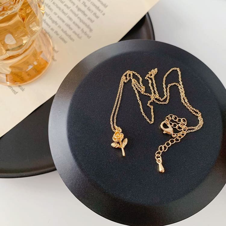 Collier ’Inspiration de la Nature’ Doré - Rose - collier